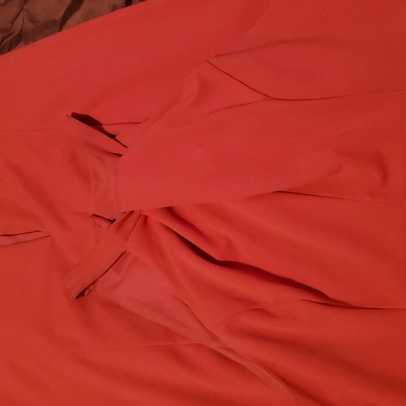 Julia Jordan Red Halter Neck Sleeveless Sheath Dress Party Cocktail Career - Picture 11 of 14